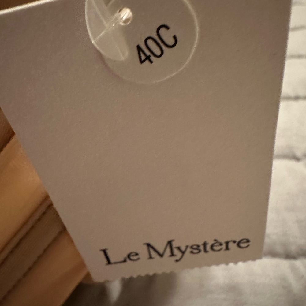 Women’s bra Le Mystere #7977 Bra 40D New Beige, Soiree Strapless - Picture 4 of 5